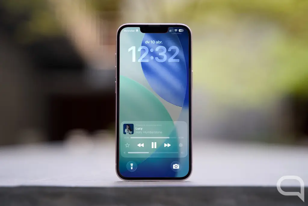 iPhone control deslizable