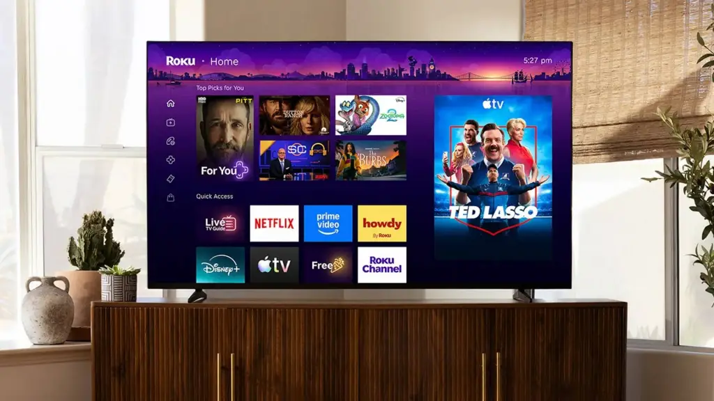 Nueva pantalla de inicio Roku